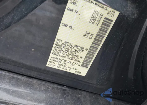 2013 Nissan Altima 2.5 S z USA, uszkodzony, nr VIN 1N4AL3AP0DC917278